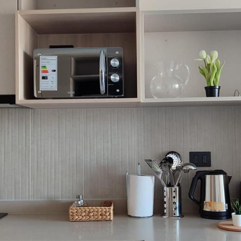 Depto en Ñuñoa 1D1B Cerca del Metro Estacionamiento 3 personas - One-Bedroom Apartment - 2