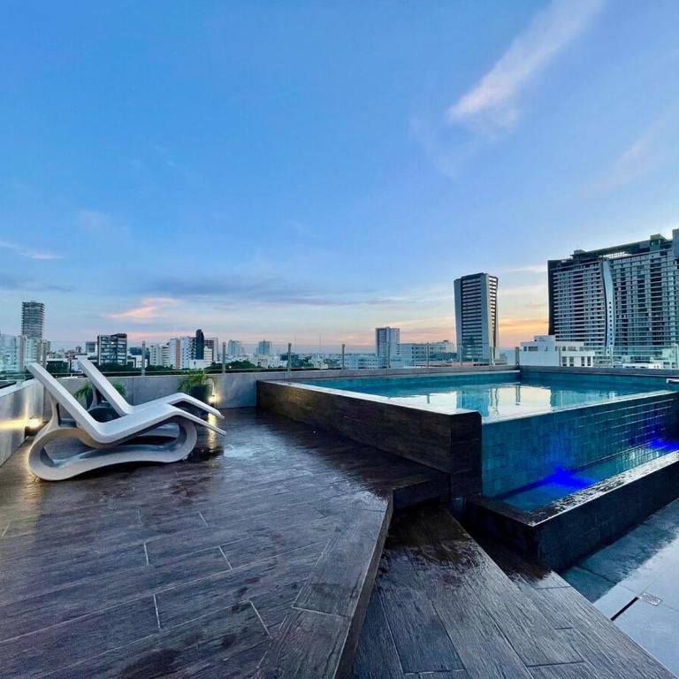 Amplio y moderno Studio con Balcony en Equipetrol - One-Bedroom Apartment - 29