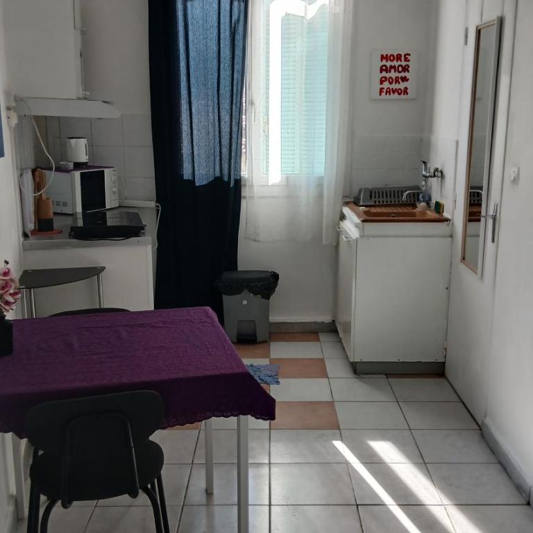 Stud terras Ville Corniche 2 pers stat gratuit rue Modif suivt possib et accord exclusif - Studio avec Terrasse - 7