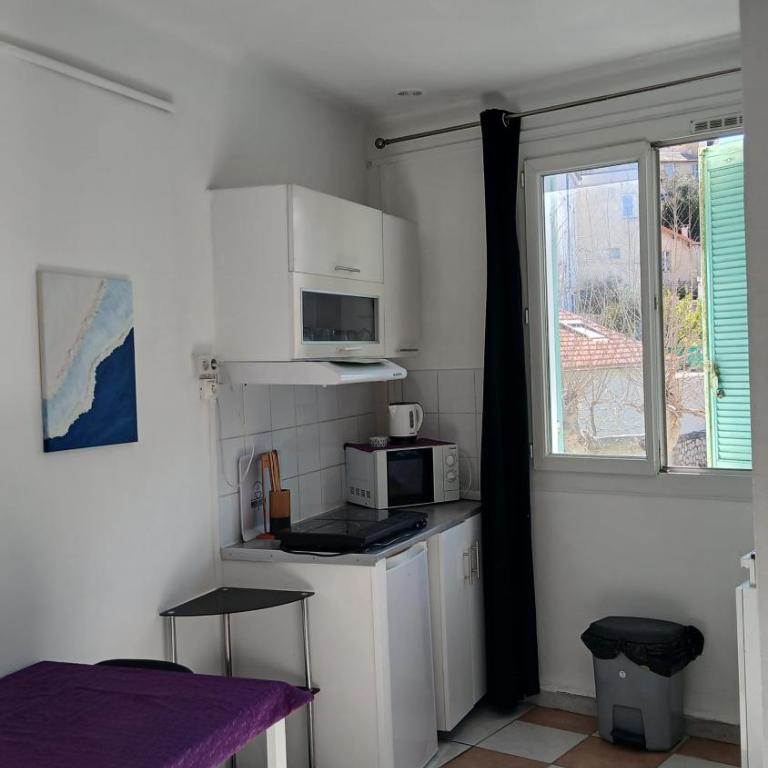 Stud terras Ville Corniche 2 pers stat gratuit rue Modif suivt possib et accord exclusif - Studio avec Terrasse - 9