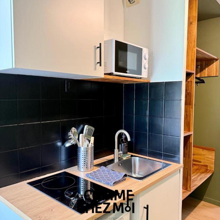 Le 218 Appartement moderne et entièrement équipé à Nancy, avec garage privatif - Apartamento de 1 dormitorio - 6