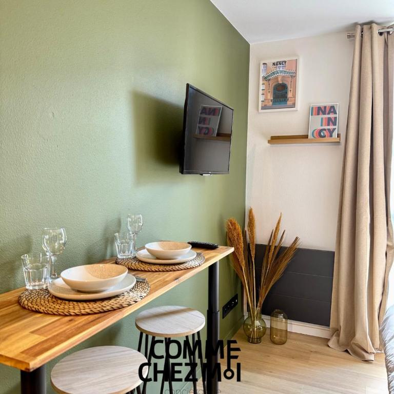 Le 218 Appartement moderne et entièrement équipé à Nancy, avec garage privatif - Apartamento de 1 dormitorio - 7