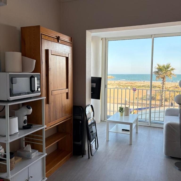 Studio vue mer Valras-Plage - One-Bedroom Apartment - 48