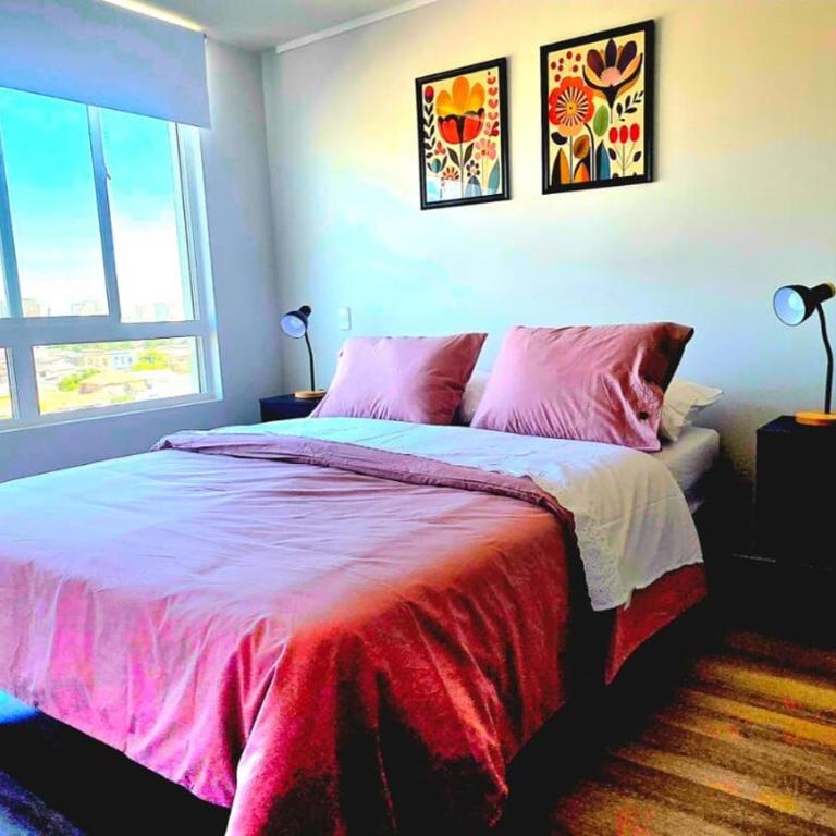 Departamento cerca de Movistar Arena, Parque Estadio Nacional, Teatro Caupolicán - One-Bedroom Apartment - 2