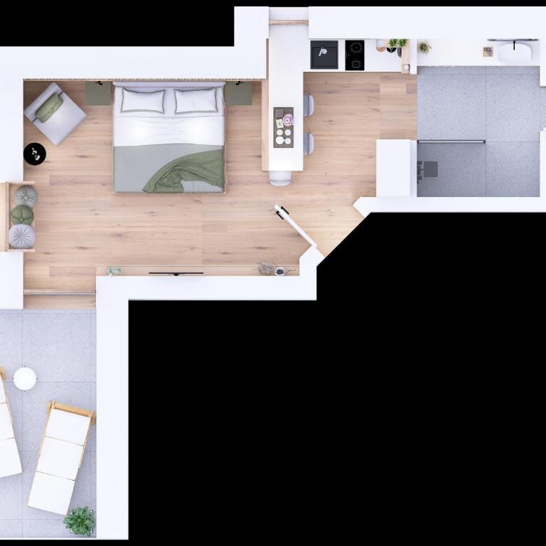 Stricker Aparthotel - Appartamento con Balcone - 9