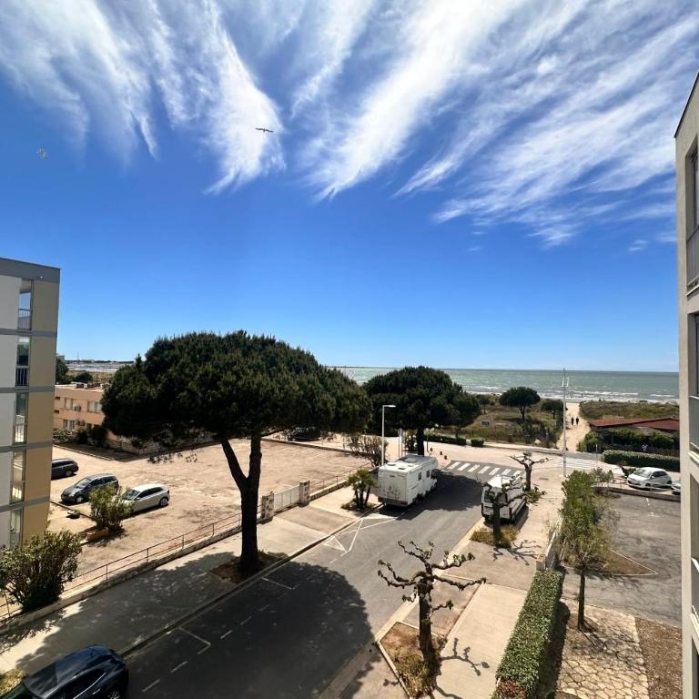 Le Neptune T2 terrasse vue mer plage à pied parking - Apartment - 17