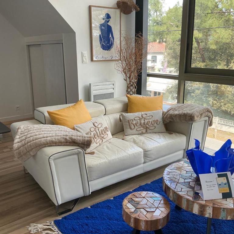 Loft duplex neuf 65m2 (clim) au coeur de La Baule les Pins - One-bedroom Loft Apartment - 12