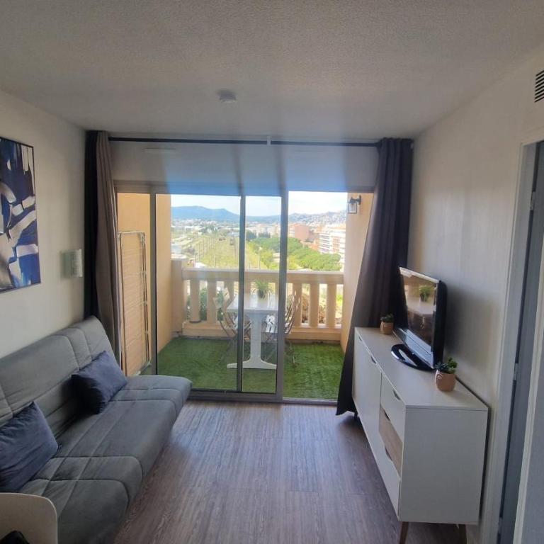 2 pieces avec piscine, 150m plage Cannes - Appartement 1 Chambre - 9
