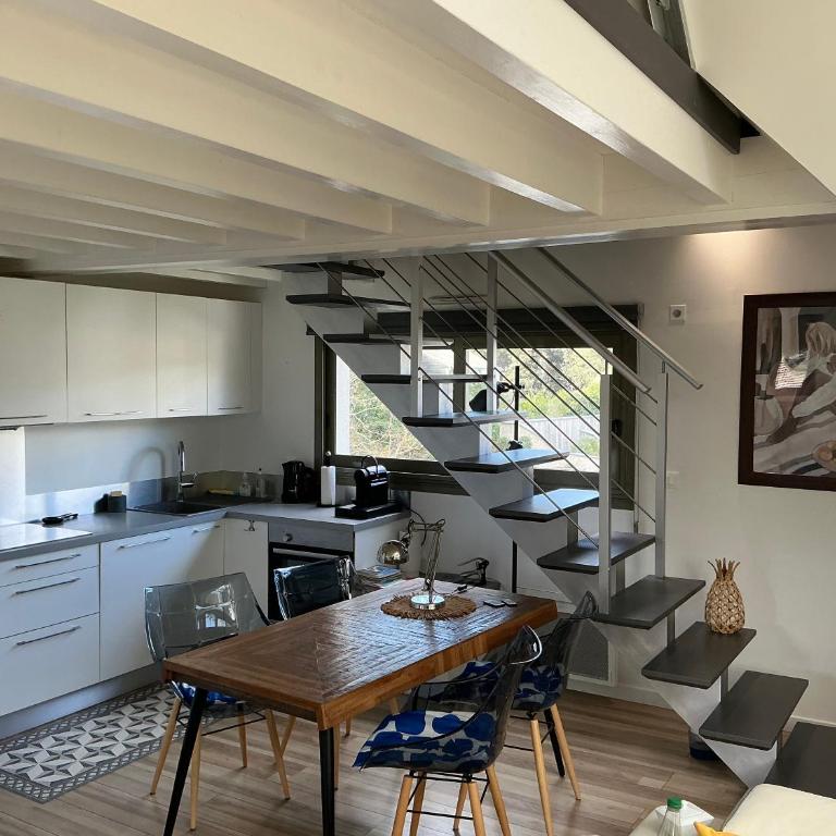 Loft duplex neuf 65m2 (clim) au coeur de La Baule les Pins - One-bedroom Loft Apartment - 17