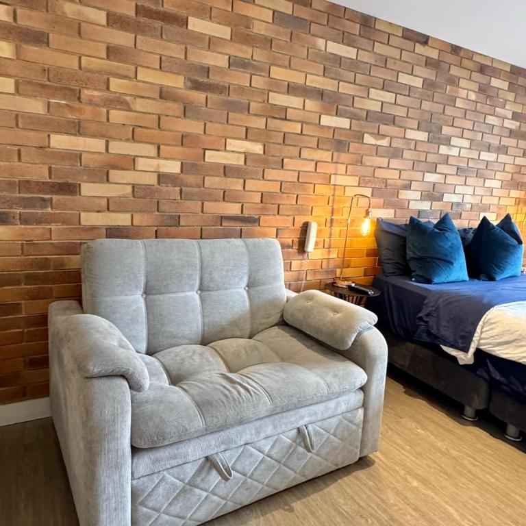 Modernos en Chapinero balcon terraza coworking gimnasio - One-Bedroom Apartment - 12