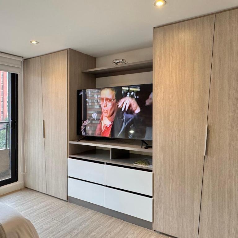 Modernos en Chapinero balcon terraza coworking gimnasio - One-Bedroom Apartment - 20