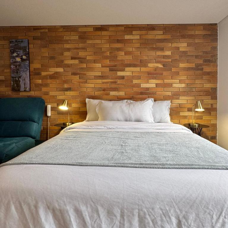 Modernos en Chapinero balcon terraza coworking gimnasio - One-Bedroom Apartment - 28