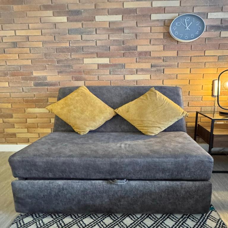 Modernos en Chapinero balcon terraza coworking gimnasio - One-Bedroom Apartment - 36
