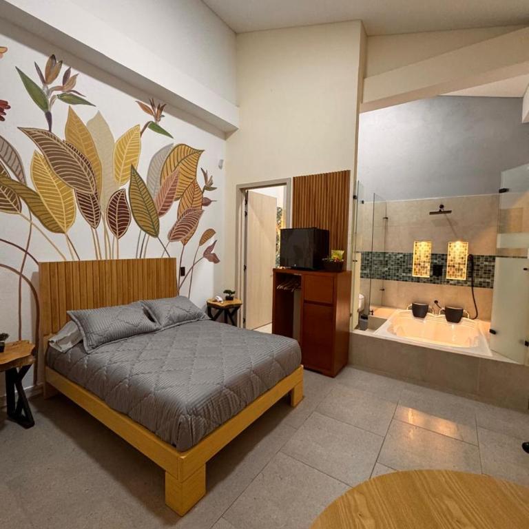 Hotel Campestre Alma Nativa - Habitación Deluxe - 1 cama grande - 1