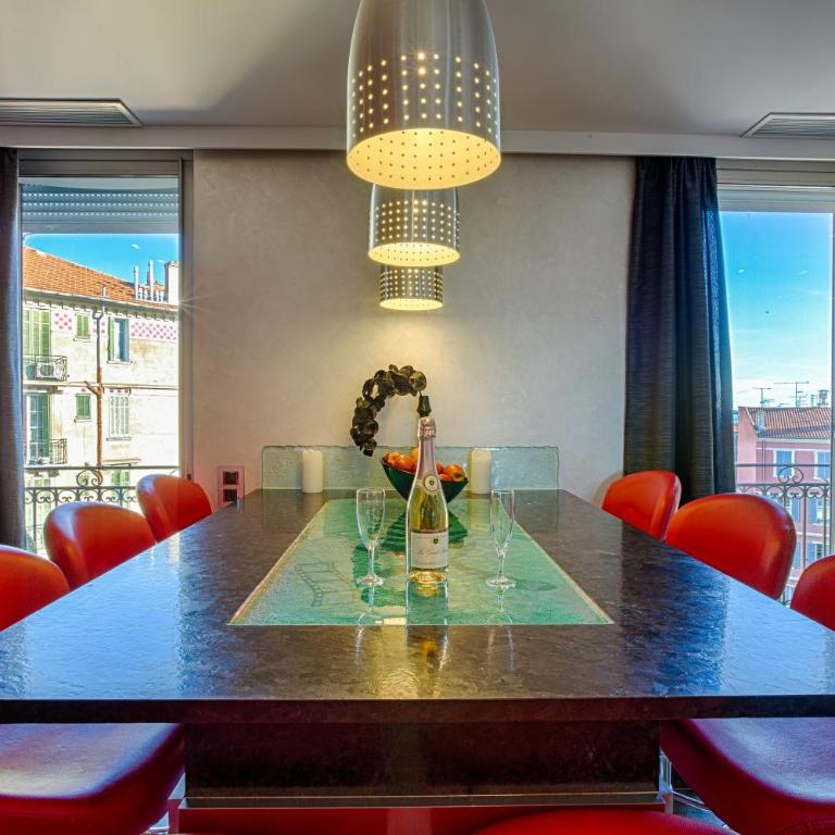 RG Duplex - Sea View - Palais & Croisette - Luxury Stay by LRA Cannes - Apartment mit 4 Schlafzimmern, 4 Bädern und Meerblick (8 Erwachsene) - 10