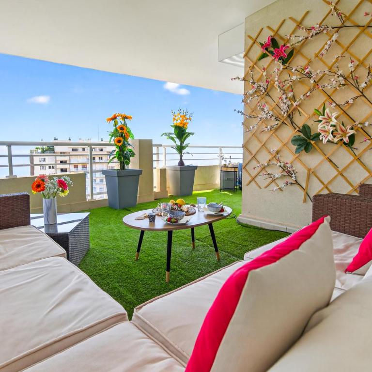 VILLA FLORENTINE II - Somptueux deux pièces MONACO - Vue mer - Parking - Appartement 1 Chambre - 5