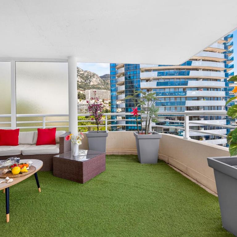 VILLA FLORENTINE II - Somptueux deux pièces MONACO - Vue mer - Parking - Appartement 1 Chambre - 7