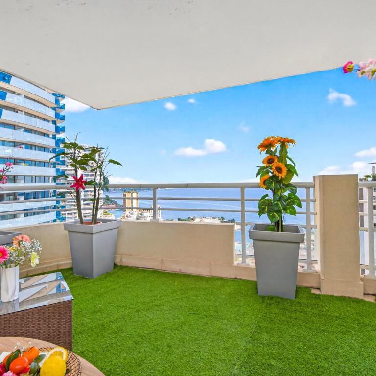 VILLA FLORENTINE II - Somptueux deux pièces MONACO - Vue mer - Parking - Appartement 1 Chambre - 40