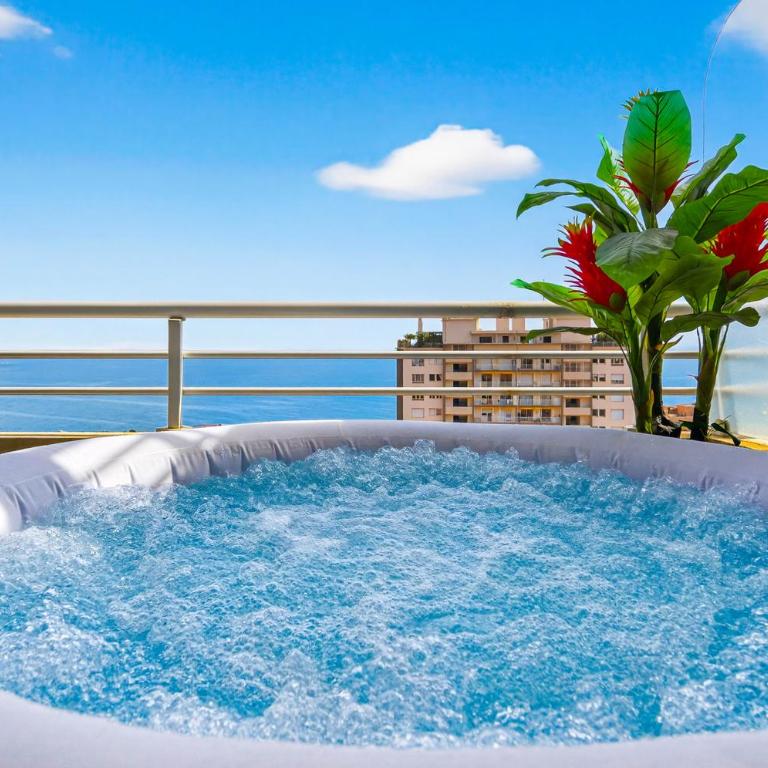 VILLA FLORENTINE II - Somptueux deux pièces MONACO - Vue mer - Parking - Appartement 1 Chambre - 8