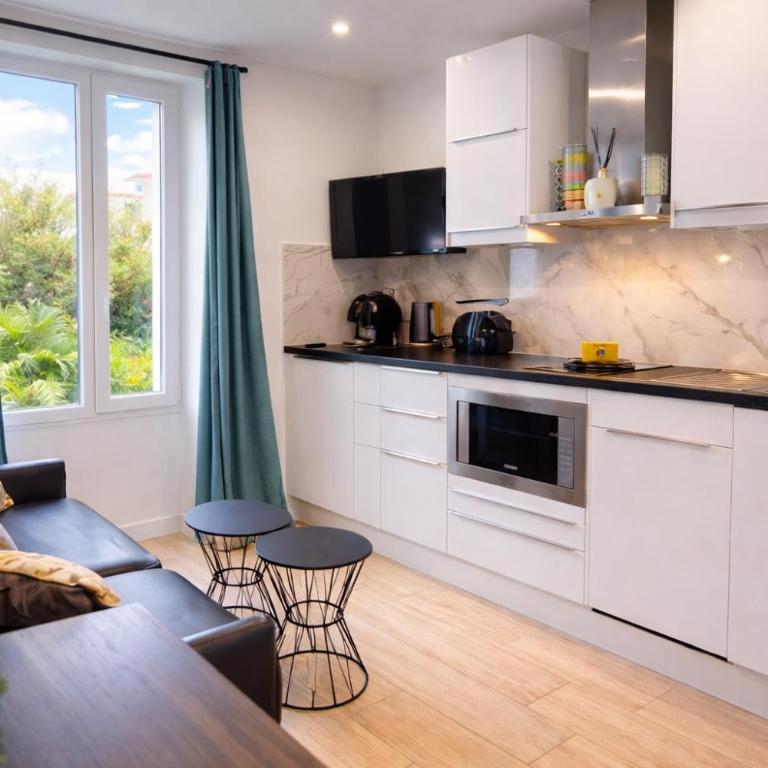 Elegant one-bedroom apartment Cannes - 9 min Palais - Quiet area - Apartment mit 1 Schlafzimmer - 1