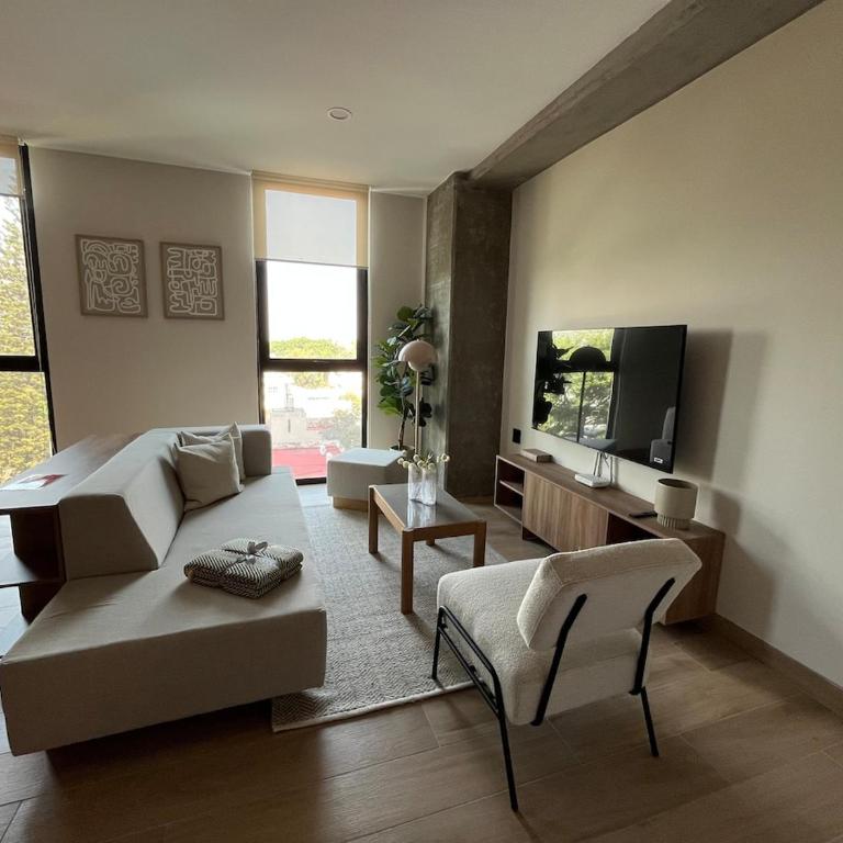 Bonito loft de lujo frente a Expo Gdl en Torre Margot - World Cup Visitors Welcome! - Two-Bedroom Apartment - 4