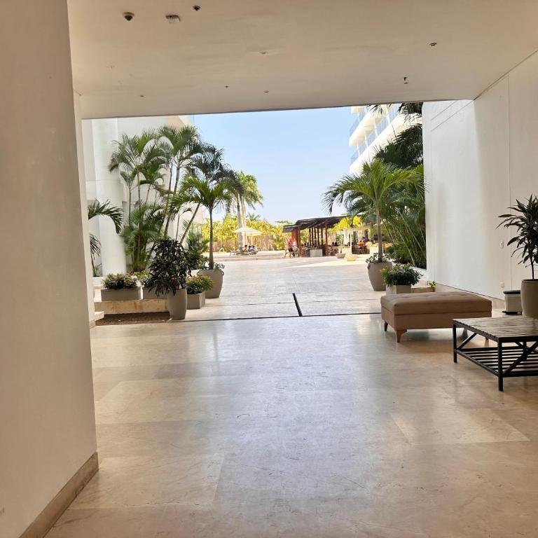 Apto en Condominio con Salida al Mar, Playa Boquilla, Morros, cerca Hotel Américas, Hollyday inn, Radisson - One-Bedroom Apartment with River View - 9