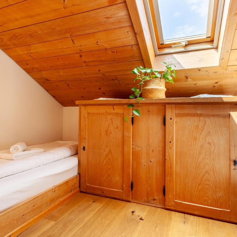 Familienapartment Balkon I Bergblick I Blockhütte - Apartment mit 2 Schlafzimmern - 32