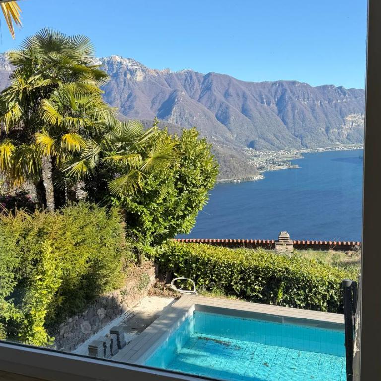 Villa Martino pool and lake view - Villa con 2 Camere da Letto - 25