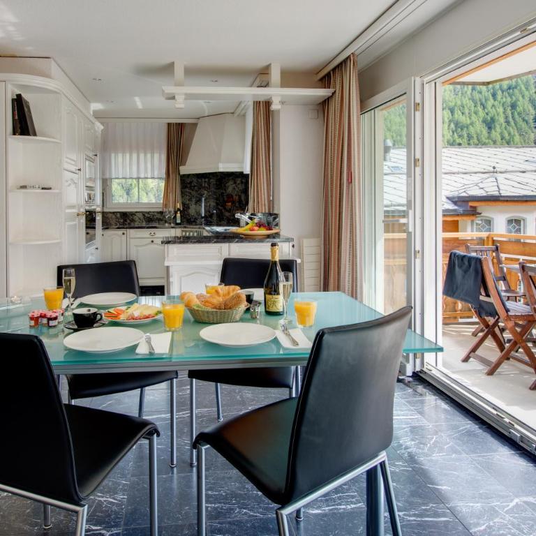 Bacchus Saas-Fee - Apartment mit 2 Schlafzimmern und Balkon - 12