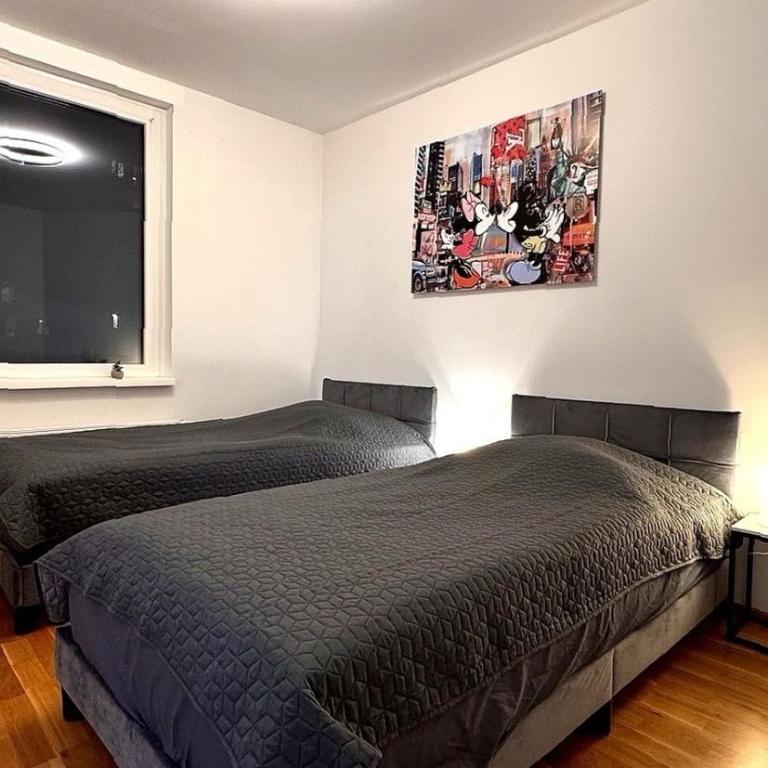 Wohnen am Fluss im City Apartment Linz Donaublick - Garten, Cafe & WLAN, Self-checkin, Parkplatz, für 4 Gäste - Apartment mit 2 Schlafzimmern - 11
