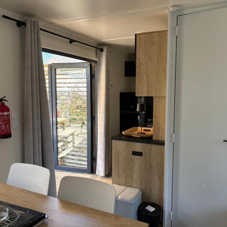 Mobil-Home tout confort climatisé 6p Camping Mayotte Vacances accès direct Lac de Biscarosse - Mobile Home - 8