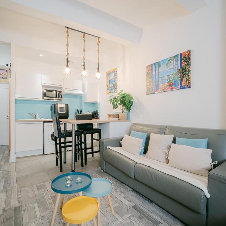 Un Air d'Azur, hyper centre & proche des plages - Appartement 1 Chambre - 4