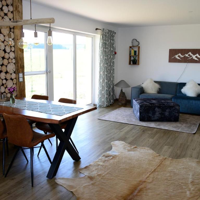 Kuh Heimat - Bergblick - Terrasse - Apartment mit 2 Schlafzimmern und Bergblick - 22