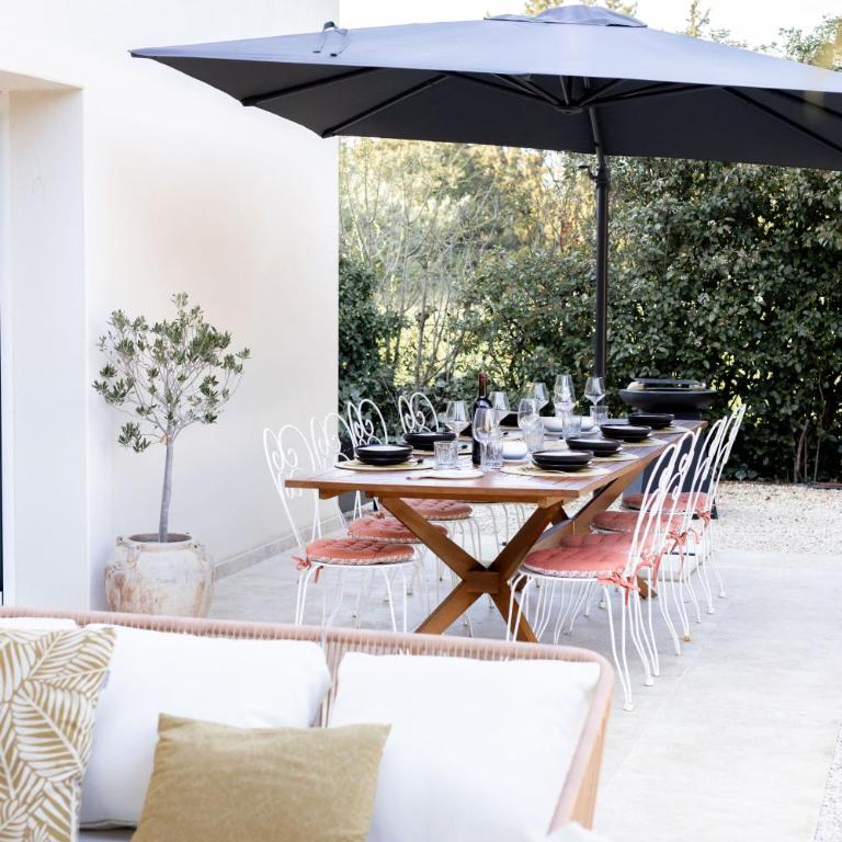 Superbe Villa classée 4 étoiles, Jardin 1200m2 et Piscine - 8 Personnes - Maison de Vacances 4 Chambres - 12