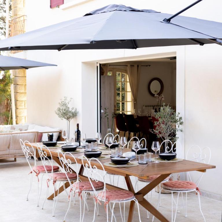 Superbe Villa classée 4 étoiles, Jardin 1200m2 et Piscine - 8 Personnes - Maison de Vacances 4 Chambres - 7
