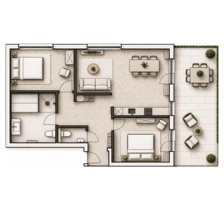 Alpenlodge FUCHSBAU - Two-Bedroom Apartment - 4