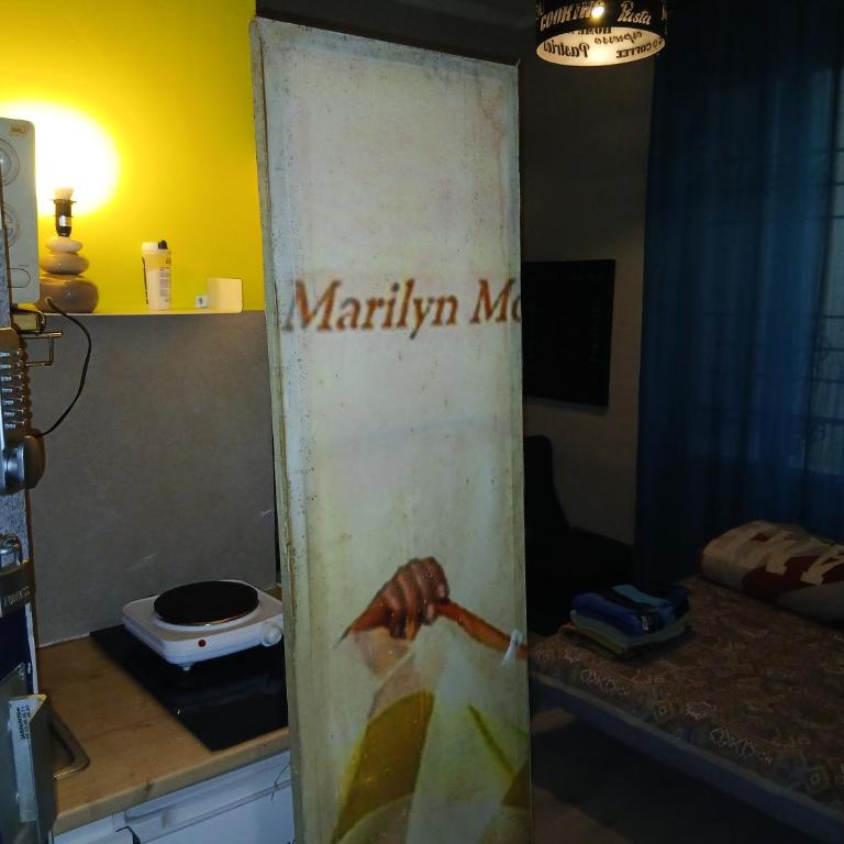 Studio Maryline de 18 m2 - Calme - Rez de chaussée sur patio Privé - Grand Canapé-Lit Clic Clac pour 2 personnes - Kitchenette - Salle de bain - 5 minutes du Métro Brochant de la ligne 13,Bus 54,74 et 31 vers sites touristiques - Appartement 1 Chambre - 14