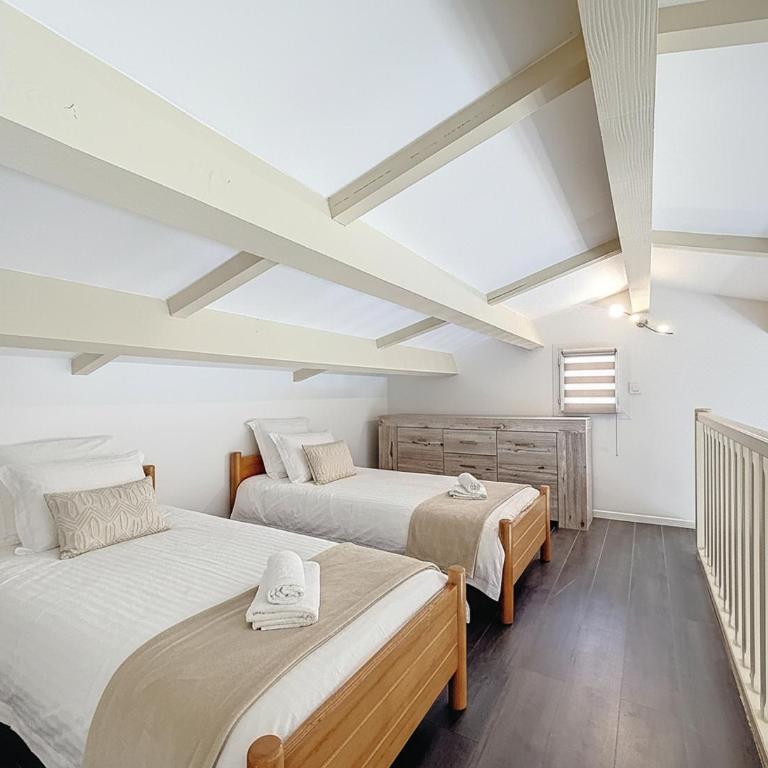vue mer exceptionnelle, terrasse, piscines et tennis domaine au calme - Appartement 2 Chambres - 11