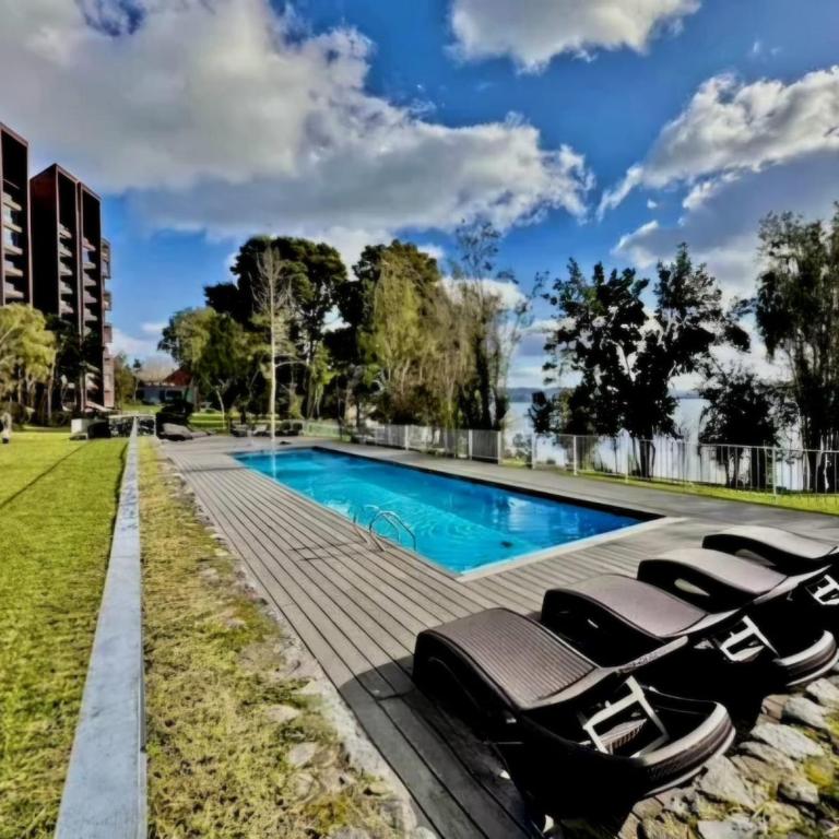 Departamento Puntilla Villarrica acceso al lago full equipado - Apartamento de 3 dormitorios con vistas al lago - 4