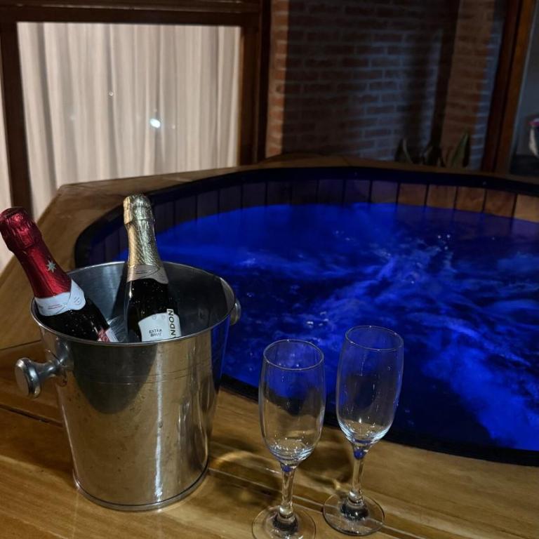 Chalet con minipiscina climatizada en Pinamar norte golf nuevo , Eneas y submarino Santa Fe, muy amplia y cómoda - Vacation Home - 18