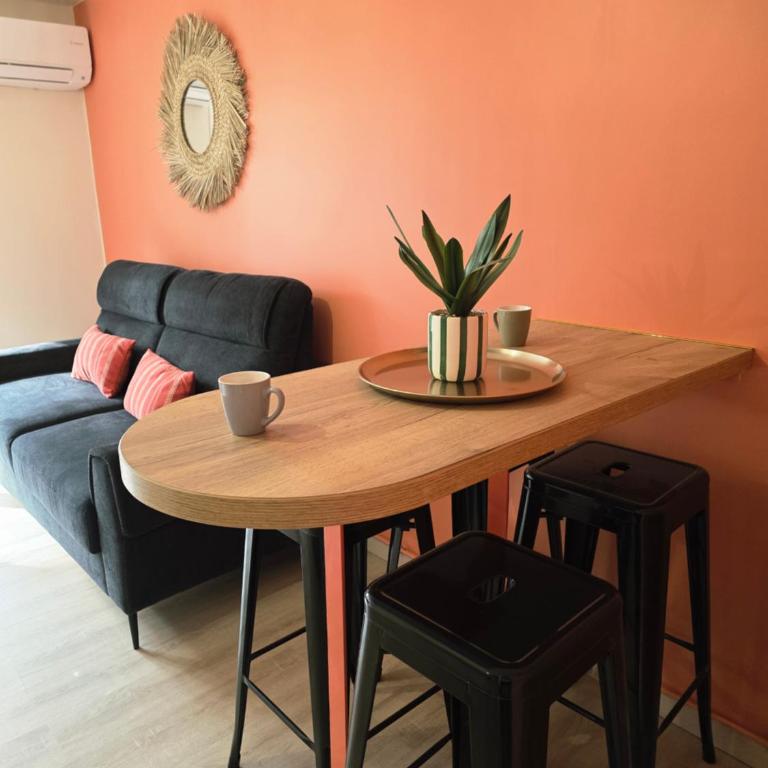 La Grande Motte - Studio double cabine 4-5p - Plage à pied - Parking privé - Terrasse - Appartamento con 1 Camera da Letto - 7