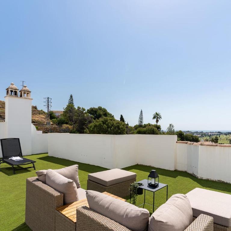 Modern Duplex with Jacuzzi, BBQ, Pool & Restaurant - Paraiso Pueblo 4 3 - Apartamento de 2 dormitorios con terraza y vistas al mar - 14