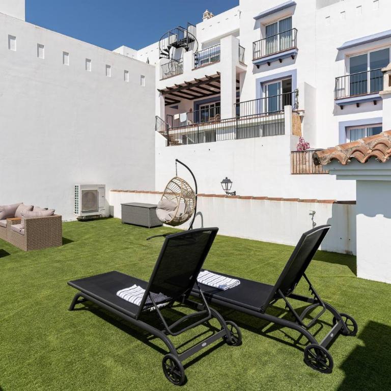 Modern Duplex with Jacuzzi, BBQ, Pool & Restaurant - Paraiso Pueblo 4 3 - Apartamento de 2 dormitorios con terraza y vistas al mar - 17