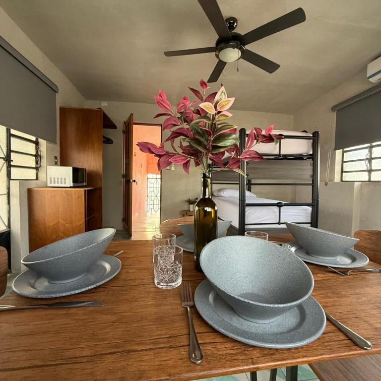 Casa para 12 persona con Piscina, Mérida Centro, Casa Nido Rosa - Habitación Familiar con baño privado - 41