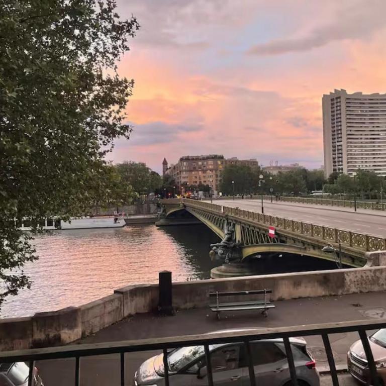 Deluxe 155m2 3BR-8PAX Seine view, Pont Mirabeau - Pleyel grand piano - Appartement 3 Chambres avec Vue sur l'Eau - 19