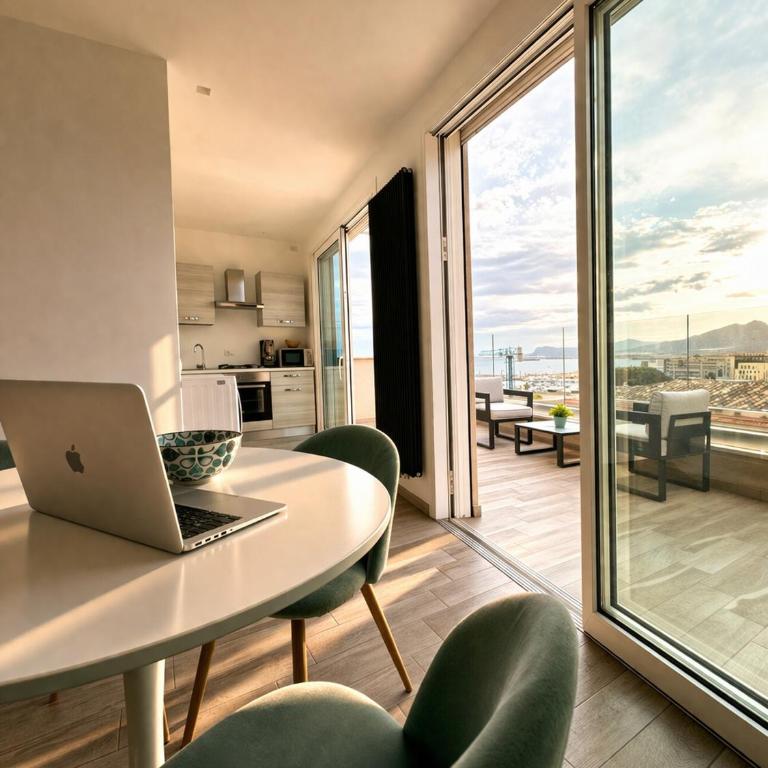 Palermo Inn Marina Exclusive View - Appartamento con 1 Camera da Letto, Vista Mare e Terrazza - 9