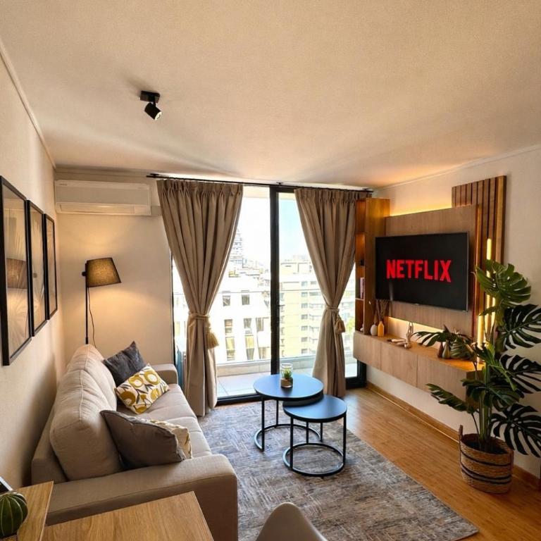 Stylish Las Condes Apartment - Terrace and Parking - Apartamento de 1 dormitorio - 1