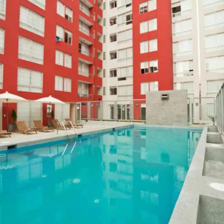 Amplio Departamento Moderno Centrico con wifi, piscina - Two-Bedroom Apartment - 9