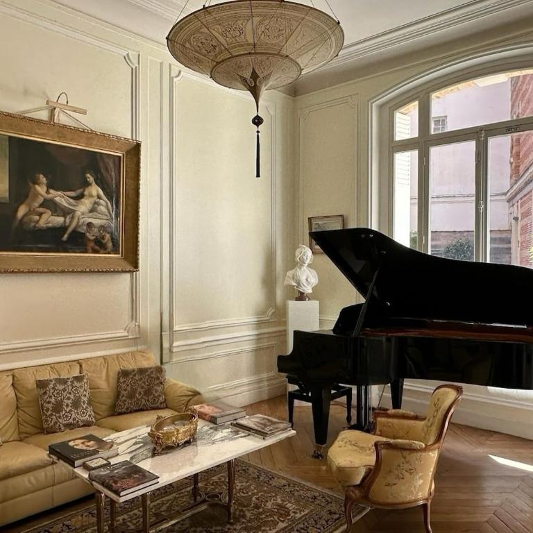 Luxury and Exclusive 130sqm estate 4m ceilings with garden view near Arc de Triomphe and Palais des Congrès - Appartement 2 Chambres - 14