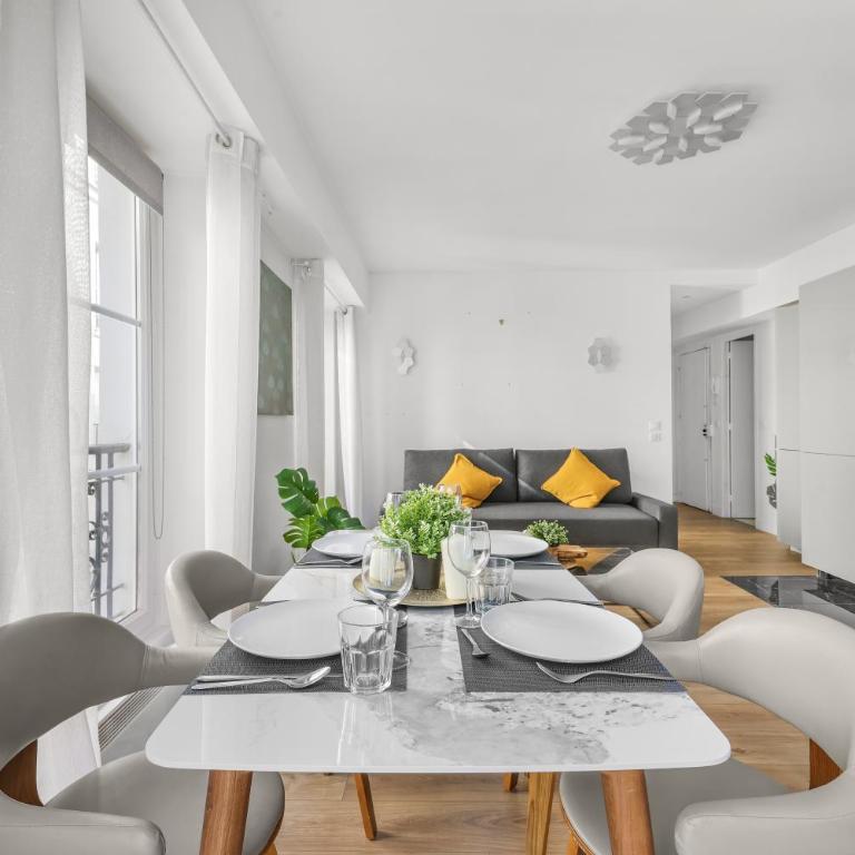 Hôtel de Ville Elegant 1BR Apartment with Netflix - Appartement 1 Chambre - 7
